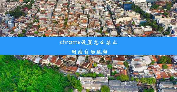 chrome设置怎么禁止网站自动跳转