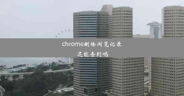 chrome删除浏览记录还能查到吗