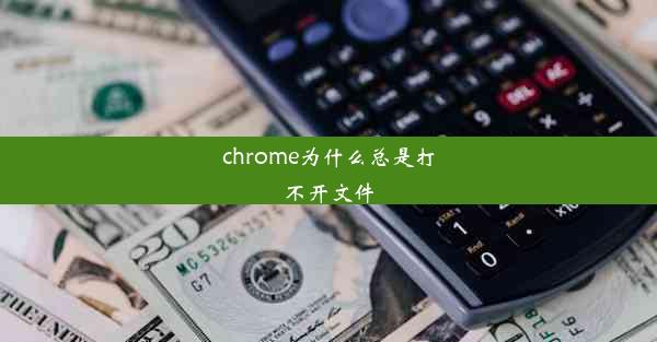 chrome为什么总是打不开文件