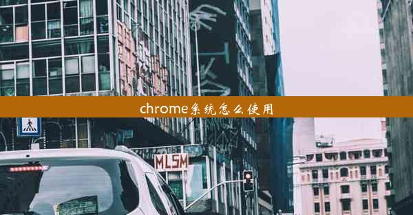 chrome系统怎么使用