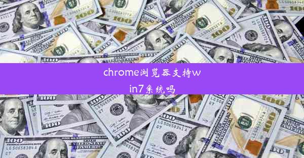 chrome浏览器支持win7系统吗