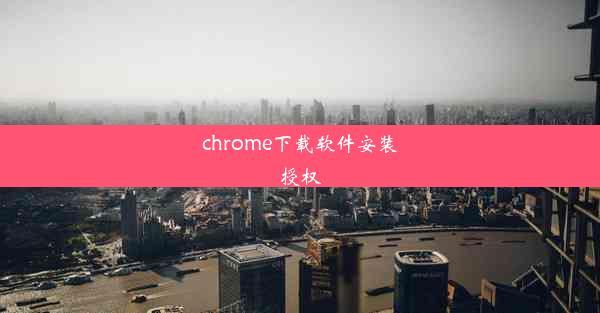 chrome下载软件安装授权