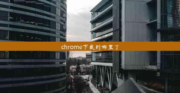 chrome下载到哪里了