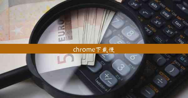 chrome下载慢