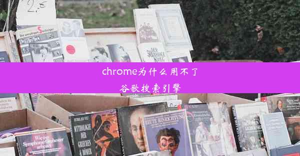 chrome为什么用不了谷歌搜索引擎