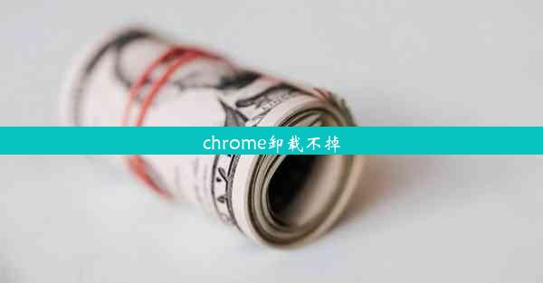 chrome卸载不掉