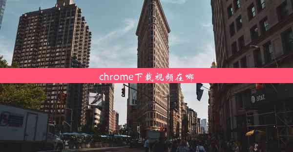 chrome下载视频在哪