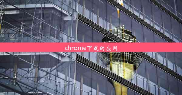 chrome下载的应用