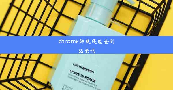 chrome卸载还能查到记录吗