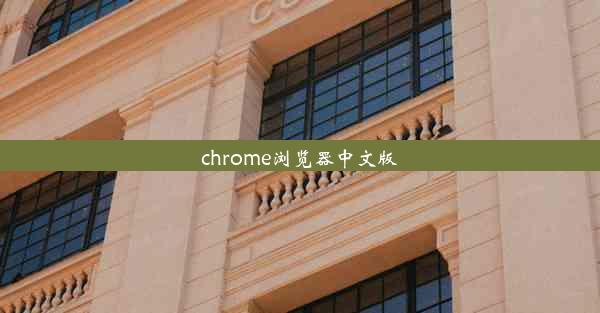 chrome浏览器中文版