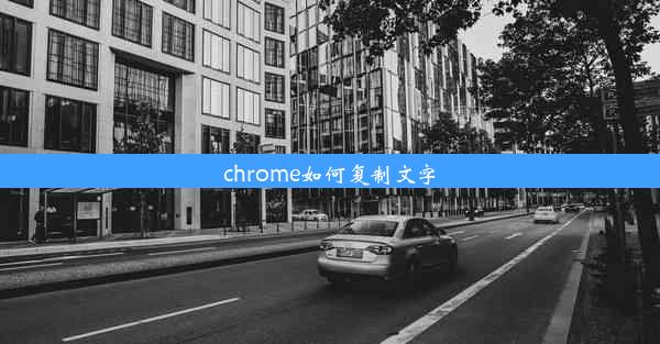 chrome如何复制文字