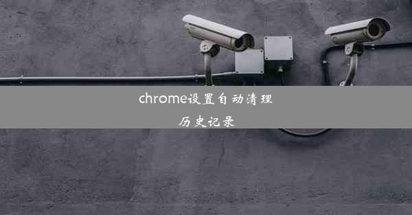 chrome设置自动清理历史记录