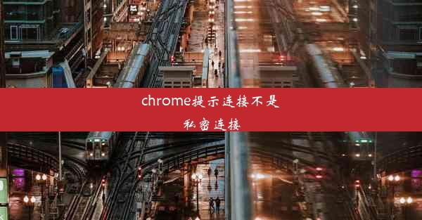 chrome提示连接不是私密连接