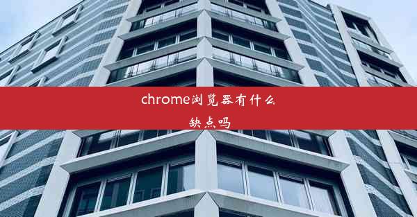 chrome浏览器有什么缺点吗