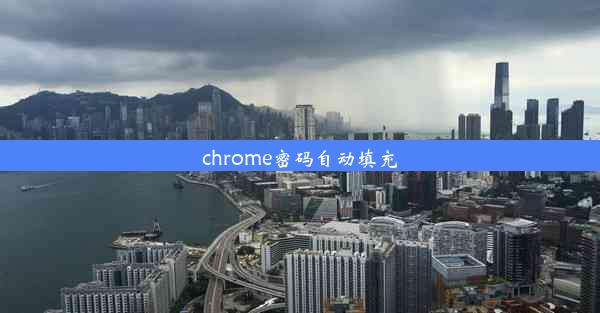 chrome密码自动填充