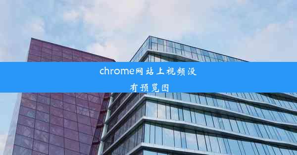 chrome网站上视频没有预览图