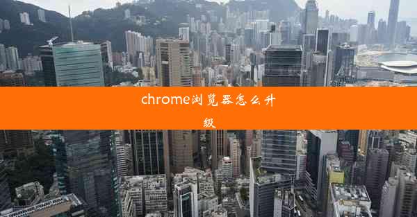 chrome浏览器怎么升级