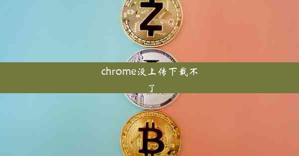 chrome没上传下载不了