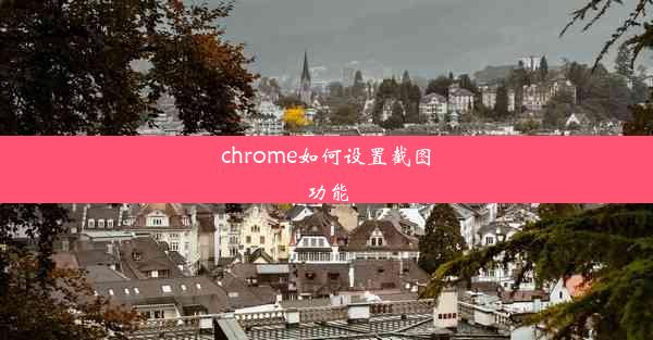 chrome如何设置截图功能