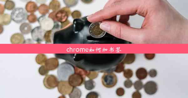 chrome如何加书签