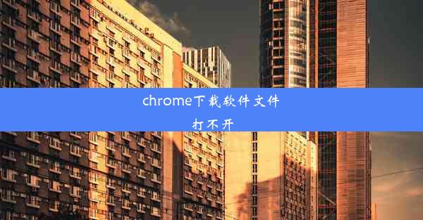 chrome下载软件文件打不开