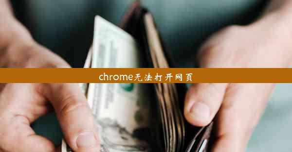 chrome无法打开网页