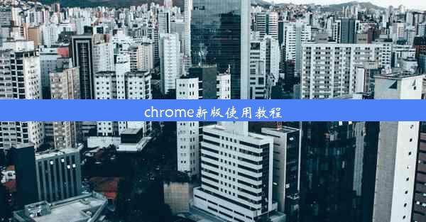 chrome新版使用教程