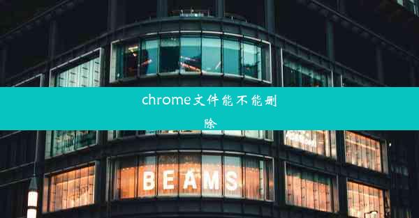 chrome文件能不能删除