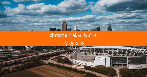 chrome网址视频看不了怎么办