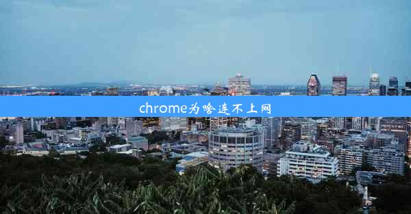 chrome为啥连不上网