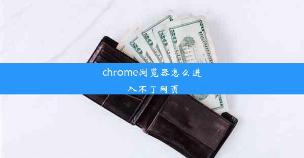 chrome浏览器怎么进入不了网页