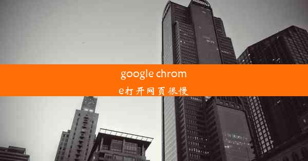 google chrome打开网页很慢