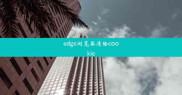 edge浏览器清除cookie