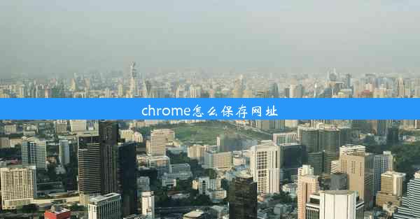 chrome怎么保存网址