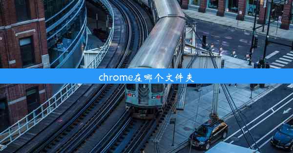 chrome在哪个文件夹