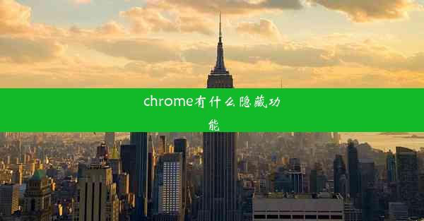 chrome有什么隐藏功能