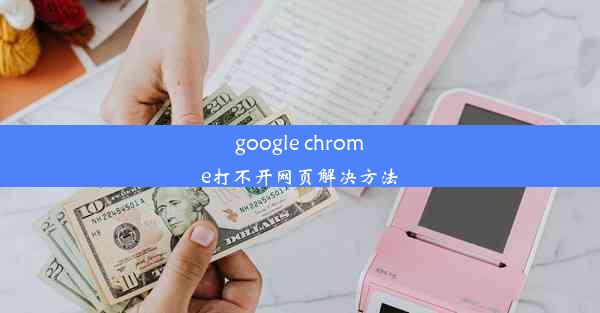 google chrome打不开网页解决方法