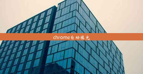 chrome自动填充