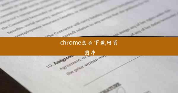 chrome怎么下载网页图片