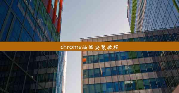 chrome油猴安装教程