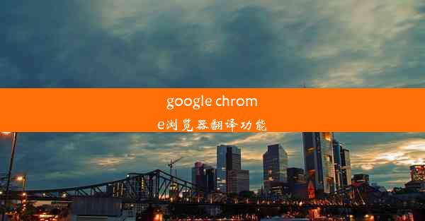 google chrome浏览器翻译功能