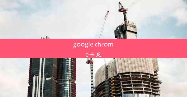 google chrome卡死