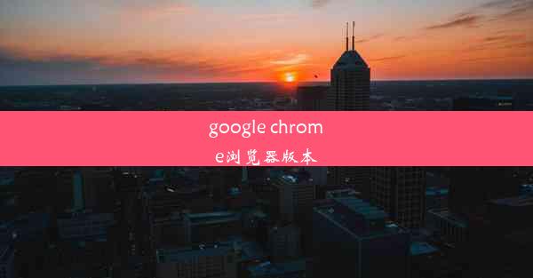 google chrome浏览器版本