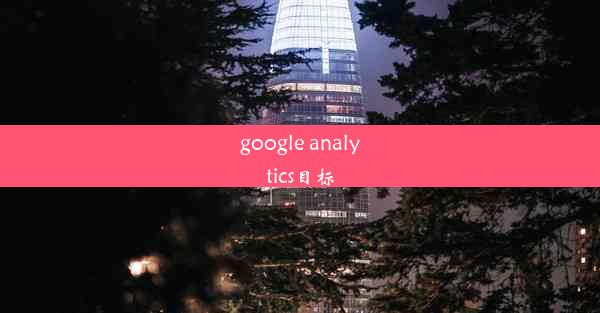 google analytics目标