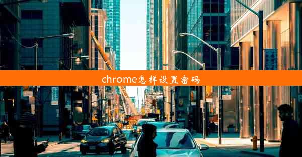 chrome怎样设置密码