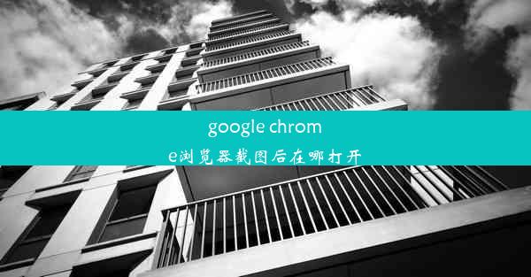 google chrome浏览器截图后在哪打开