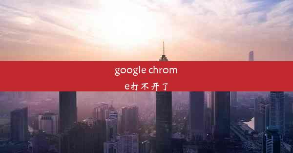 google chrome打不开了