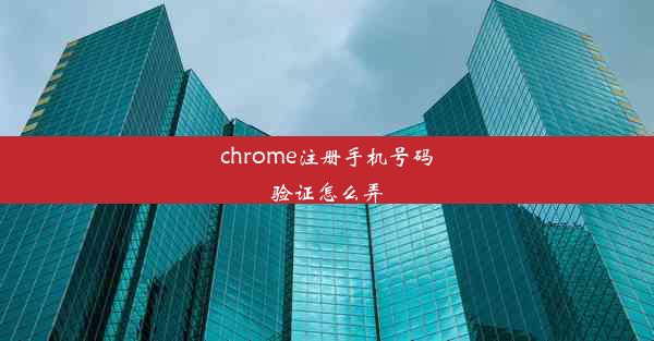 chrome注册手机号码验证怎么弄