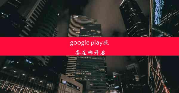 google play服务在哪开启