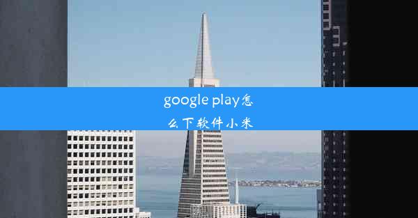 google play怎么下软件小米